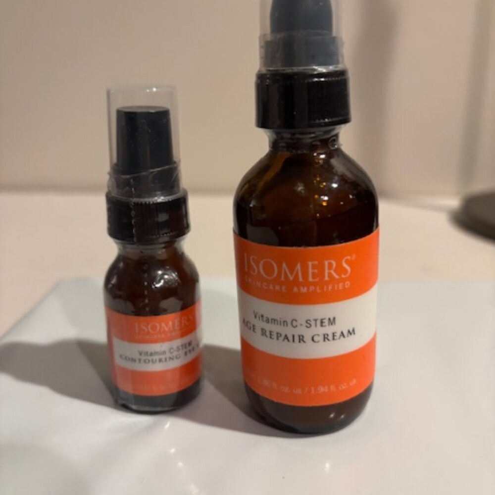 Isomers Vitamin C-Stem Age Repair Cream & Vitamin C-Stem Contouring Eye Gel NEW